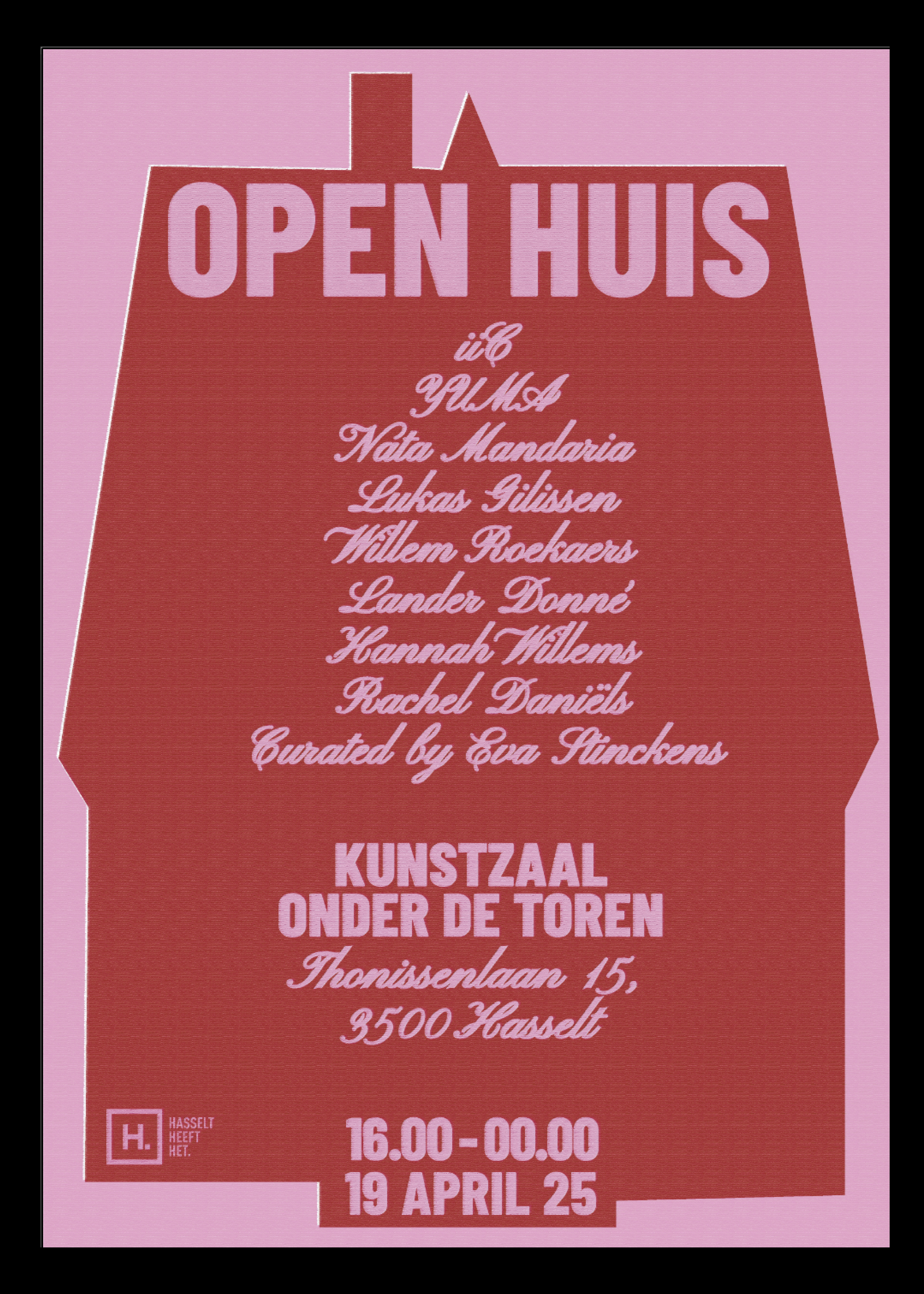 design for OPEN HUIS, Stad Hasselt